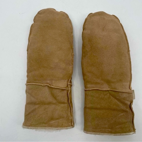 Brookestone Brown Suede Mittens - Picture 1 of 7